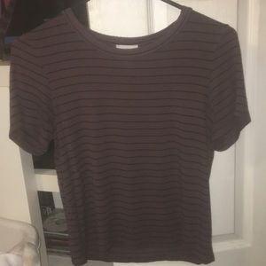 Purple and black t-shirt